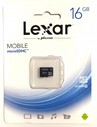 Lexar Micro SD 16GB Class 10