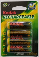 4x AA Kodak Rechargable 1700 mAh