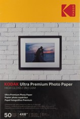 Kodak Ultra Premium Photo Paper 50 fogli10x15 High Gloss