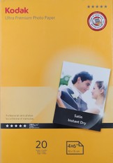 Kodak Ultra Premium Photo Paper 20 fogli10x15