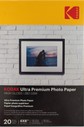 Kodak Ultra Premium Photo Paper 20 fogli10x15 High Gloss