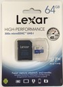 Lexar Micro SD Adapter 300x 64GB 45MB-s