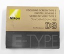 Nikon Focusing Screen Type E D3