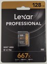 Lexar 667x 128 GB 100Mbs