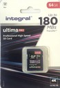 Integral SD 64Gb 180 MB-s